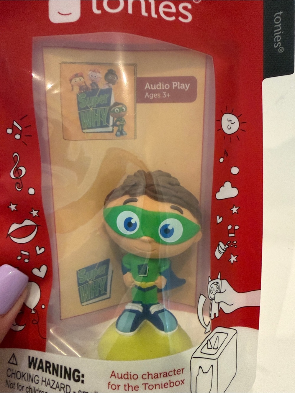 NWT Tonies Super Why Audio Play Character - Green and Blue - Picture 3 of 3